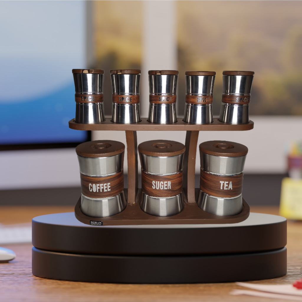 ست جا ادویه و شکر و قهوه و چای