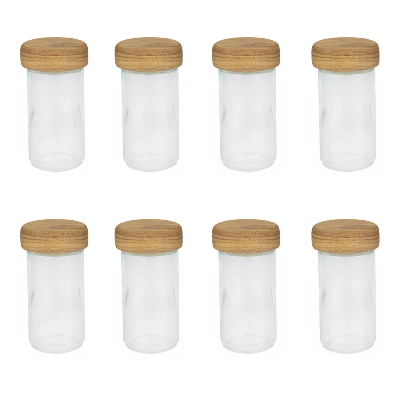 ست جا ادویه 9 پارچه مدل چوبی